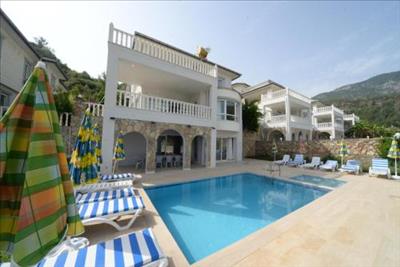 You Will Love This Luxury Villa With Balconies And Private Pool In Alanya, Alanya Villa 1033