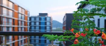 Balcony Courtyard Sriracha Hotel Serviced Apartmen