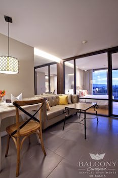 Balcony Courtyard Sriracha Hotel Serviced Apartmen
