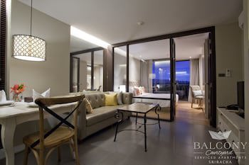 Balcony Courtyard Sriracha Hotel Serviced Apartmen
