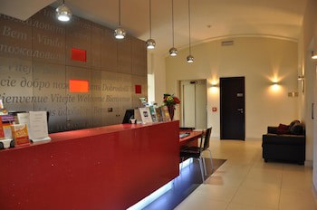 Red and Blue Design Hotel Prague galeri fotoğrafı