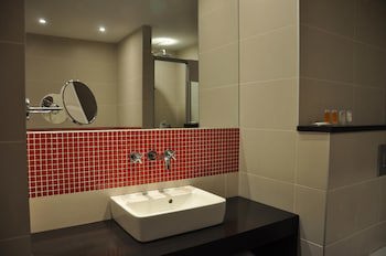 Red and Blue Design Hotel Prague galeri fotoğrafı