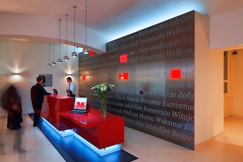 Red and Blue Design Hotel Prague galeri fotoğrafı