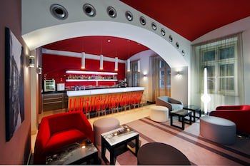 Red and Blue Design Hotel Prague galeri fotoğrafı