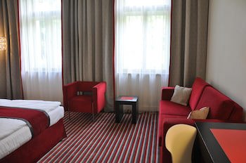 Red and Blue Design Hotel Prague galeri fotoğrafı