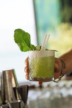 Poolside bar