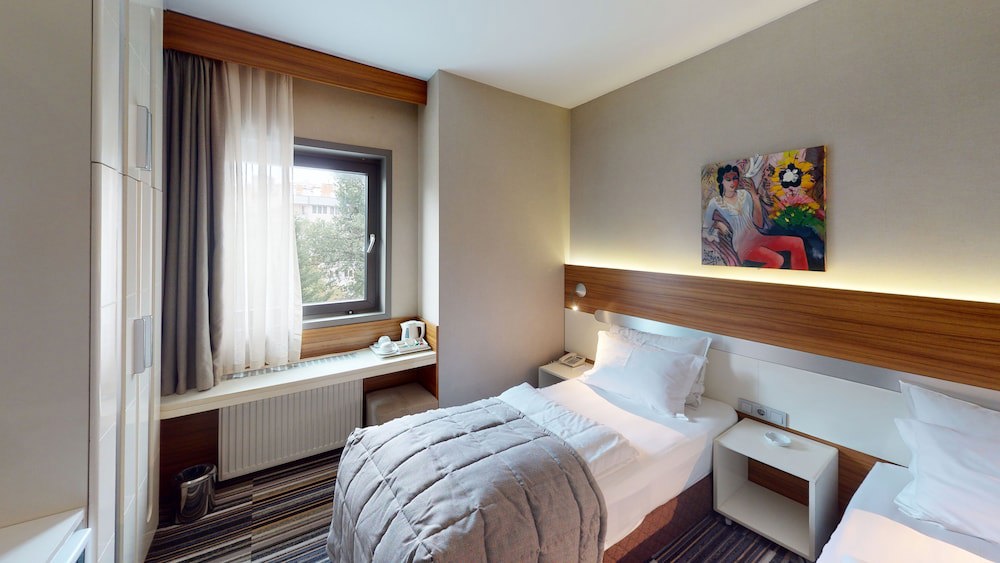 Junior Double or İki Yataklı Oda, Transfer Shower, Şehir Manzaralı , 1 King Yatak