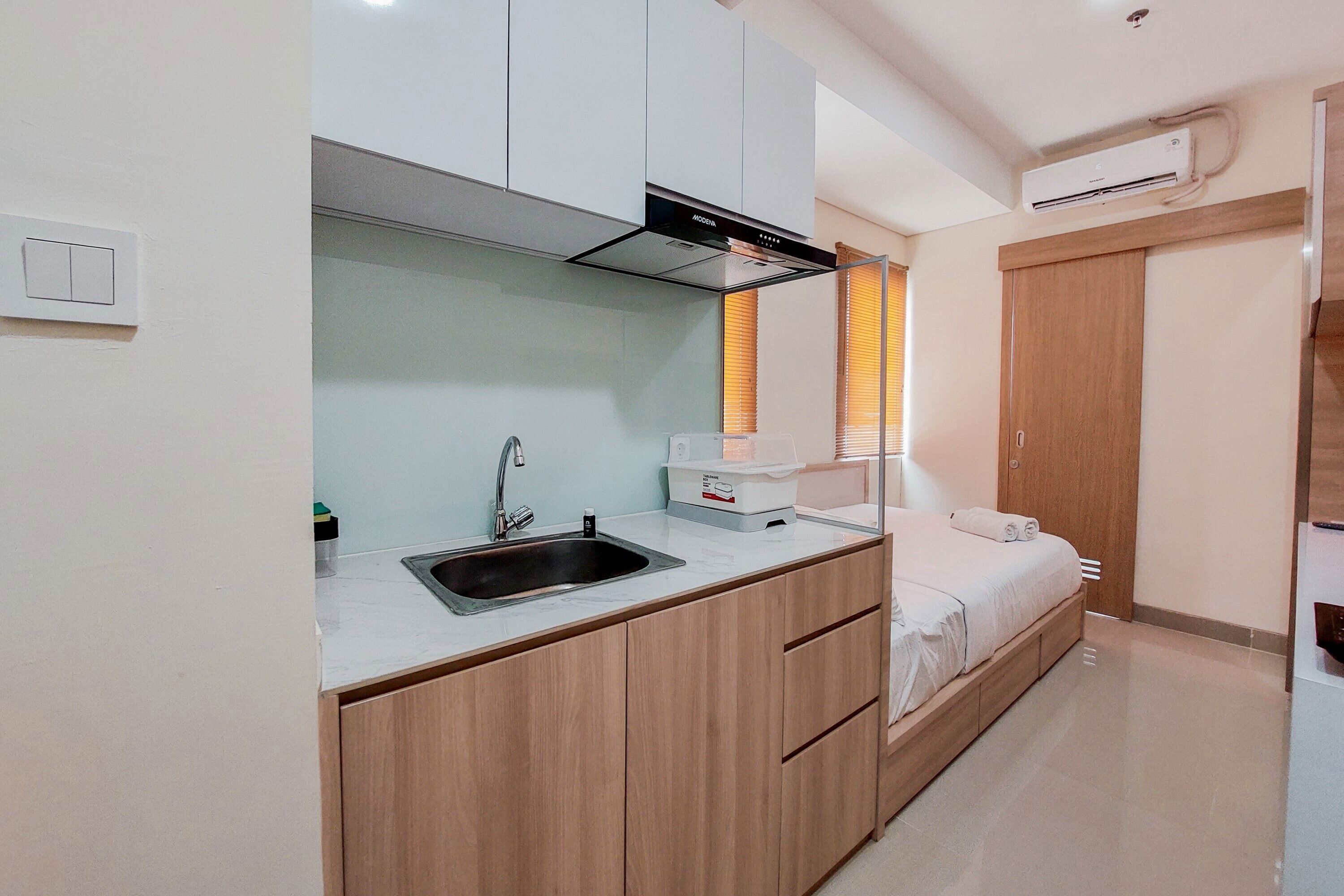 Comfort And Cozy Studio Apartment At B Residence