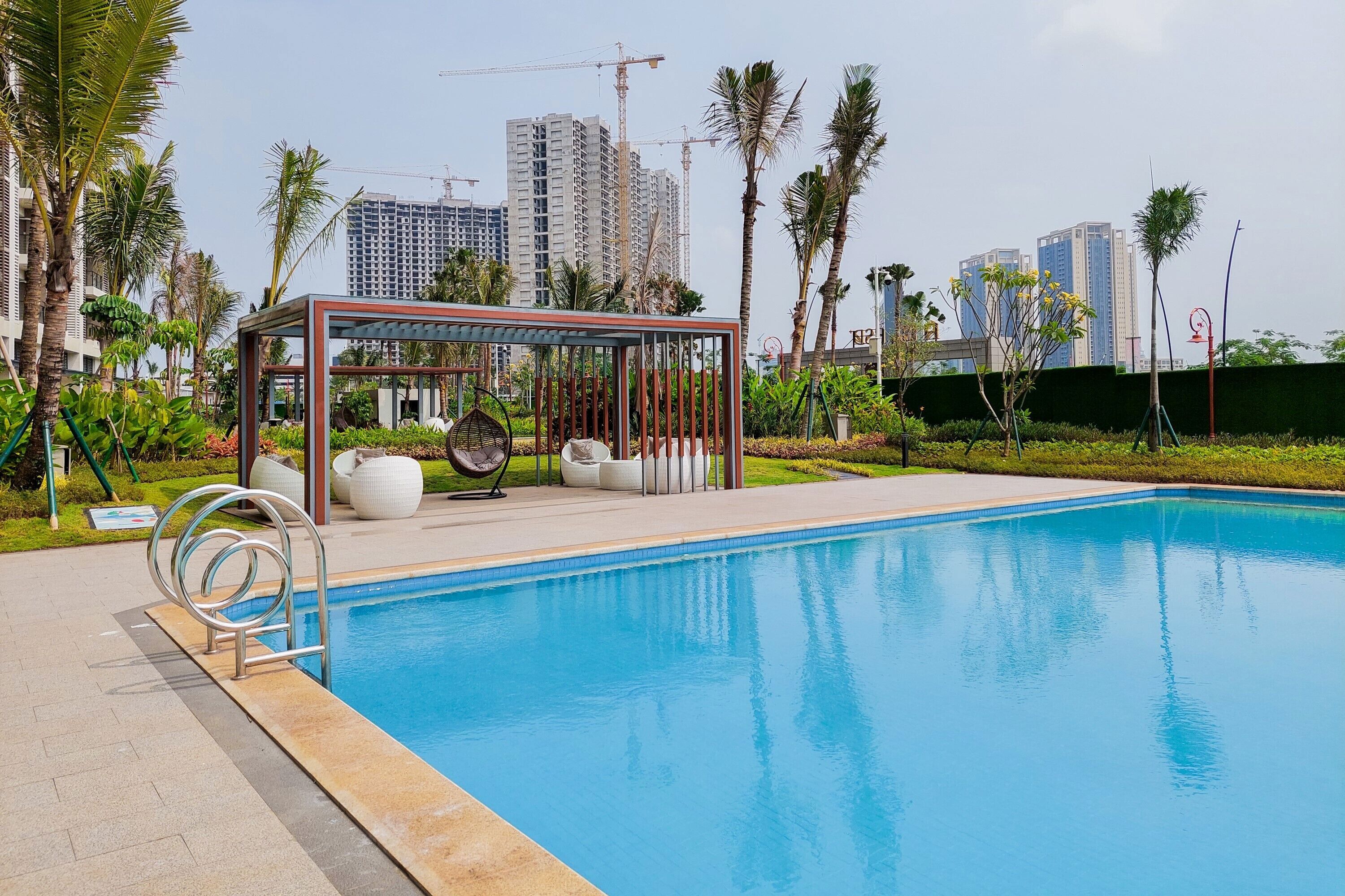 Comfortable Design 2Br With Washing Machine Sky House Bsd Apartment