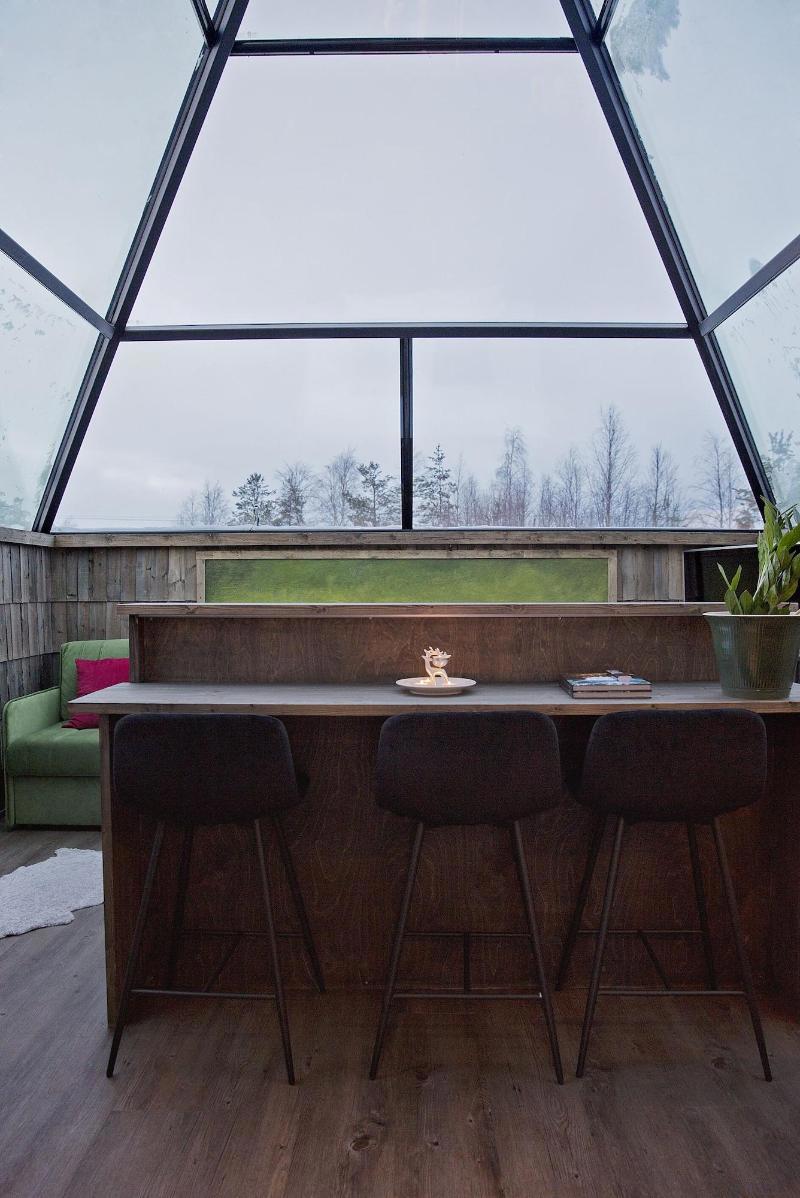 Aurora Pyramid Glass Igloos